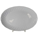 [45813835] Speiseplatte 31,5x21 cm Seltmann Weiden Leonore Weiß gebraucht - gut Bild 2