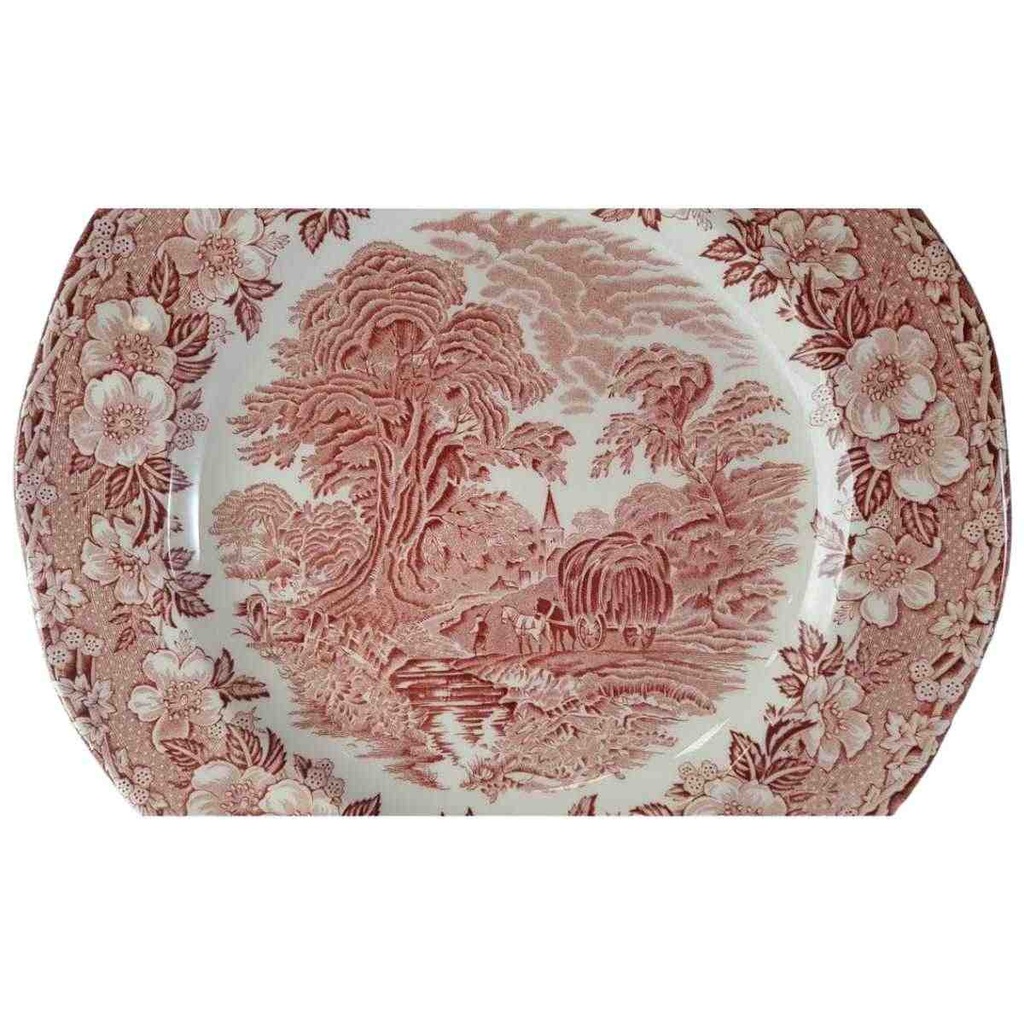 [45813838] Speiseteller Essteller 28 cm Unicorn Woodland Rot gebraucht - sehr gut Bild 2