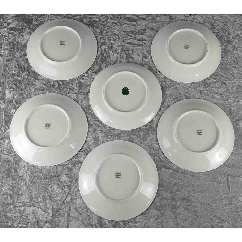 [2119014] 6er Set Kuchenteller Dessertteller 19,2 cm Händel Bavaria Einzelteile Elfenbein Beige gebraucht - akzeptabel Bild 7