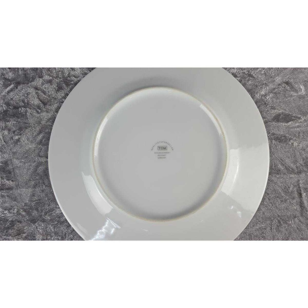 [458138405] Kuchenteller Dessertteller 20,1 cm TCM Tchibo blau grau Rautendekor gebraucht - akzeptabel Bild 4