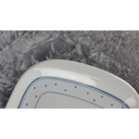 [458138406] Königskuchenplatte 36,1x15,7 cm Arzberg Daily blaue Punkte Lagune gebraucht - akzeptabel Bild 4