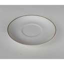 [458138411] Untertasse für Mokka Goldrand 12,5 cm Tirschenreuth Schildkröten Motiv Goldmotiv Weiß gebraucht - neuwertig Bild 3