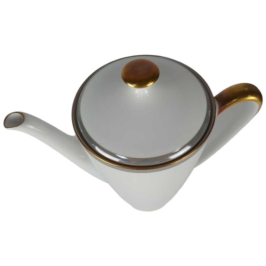 [458138414] Kaffeekanne Kanne Goldrand 1,4 L Edelstein Bavaria Grauband 21499 gebraucht - gut Bild 2