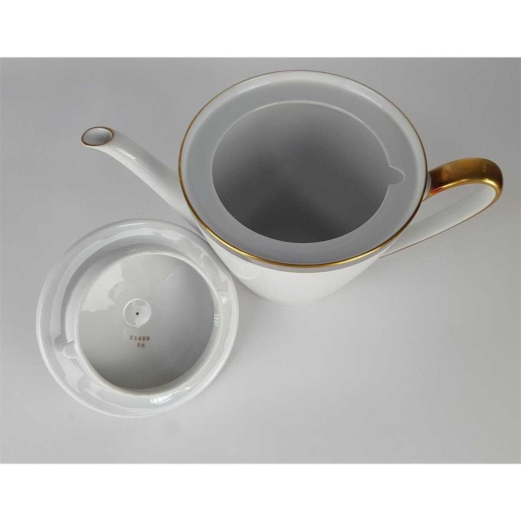 [458138415] Teekanne Goldrand 1,1 L Edelstein Bavaria Grauband 21499 gebraucht - gut Bild 3