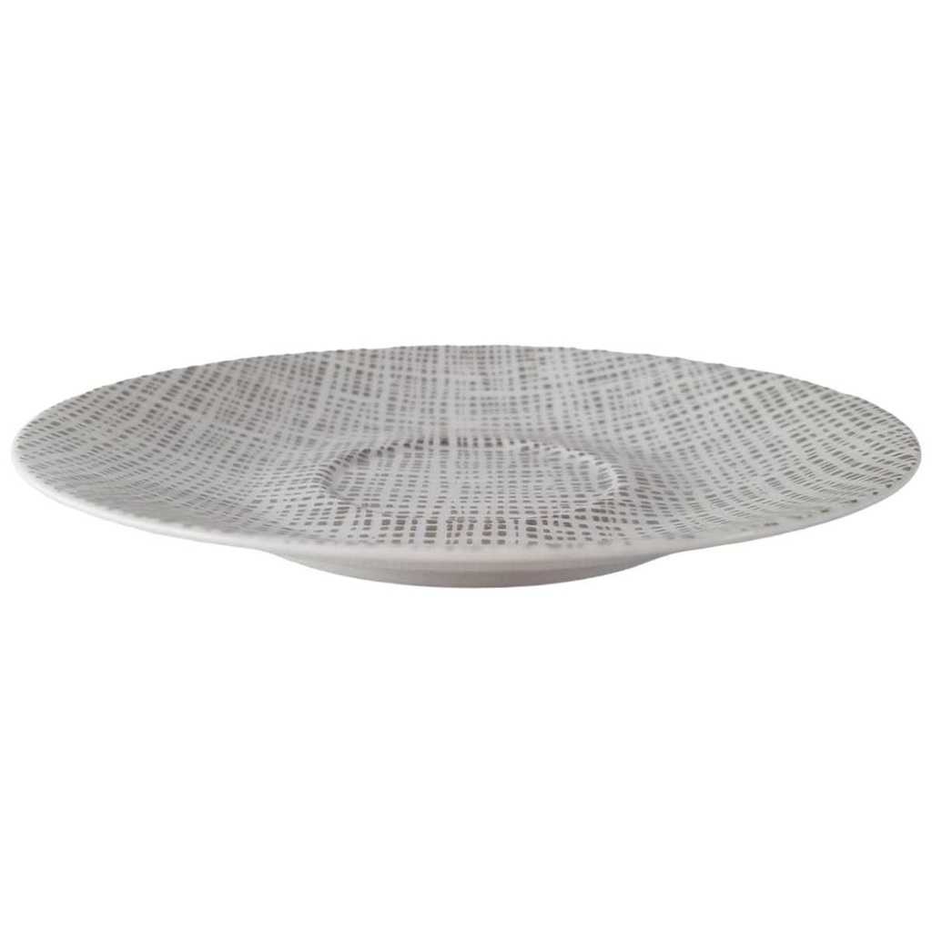 [45813844] Untertasse für Kaffee 14,3 cm Rosenthal Form 2000 Seidenbast grau gebraucht - sehr gut Bild 2