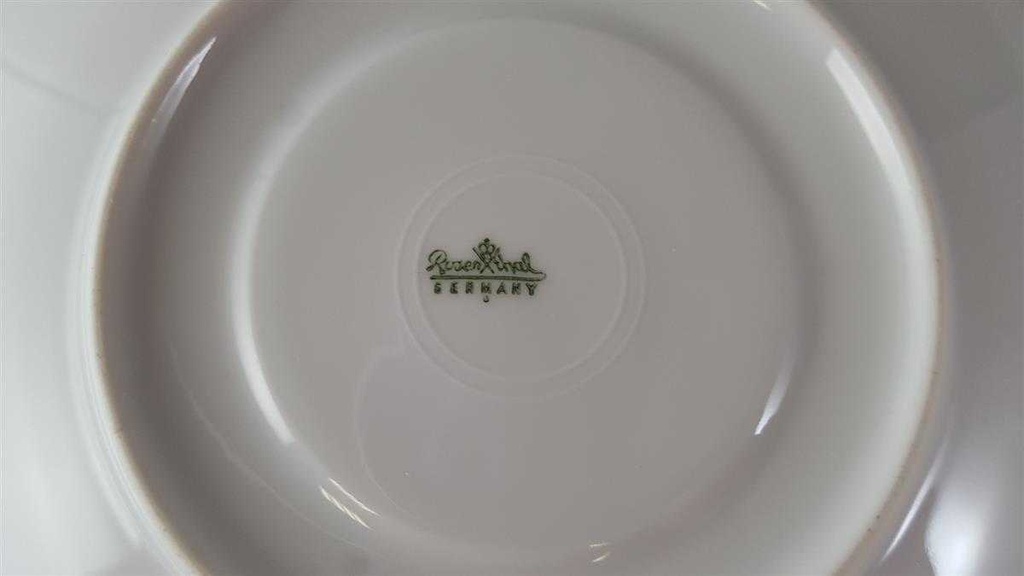 [45813844] Untertasse für Kaffee 14,3 cm Rosenthal Form 2000 Seidenbast grau gebraucht - sehr gut Bild 3