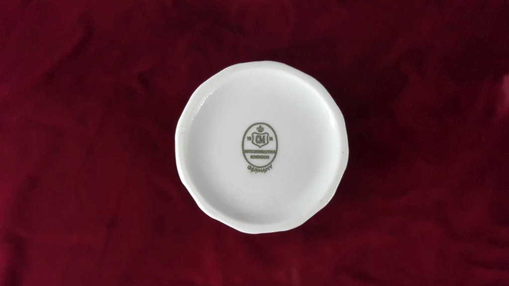 [458138455] Vase Blumenvase 23,4 cm Hutschenreuther Weiß gebraucht - gut Bild 3