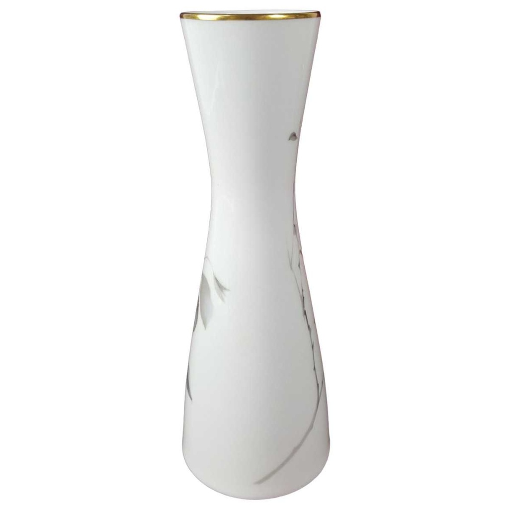 [458138458] Vase Blumenvase Goldrand 22 cm Rosenthal Blumen gebraucht - gut Bild 2