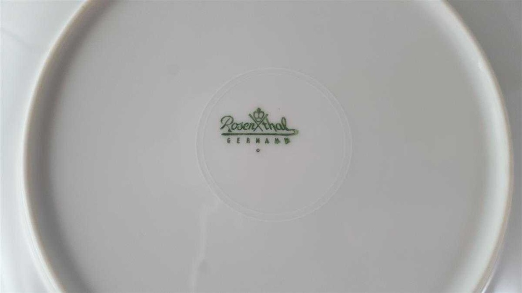 [45813846] Kuchenteller Dessertteller Frühstücksteller 19 cm Rosenthal Form 2000 Seidenbast grau gebraucht - sehr gut Bild 3