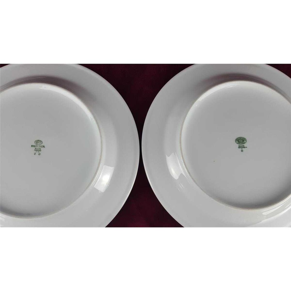[458138477] Speiseteller Essteller 27,3 cm Bauscher Carat Weiß gebraucht - gut Bild 4