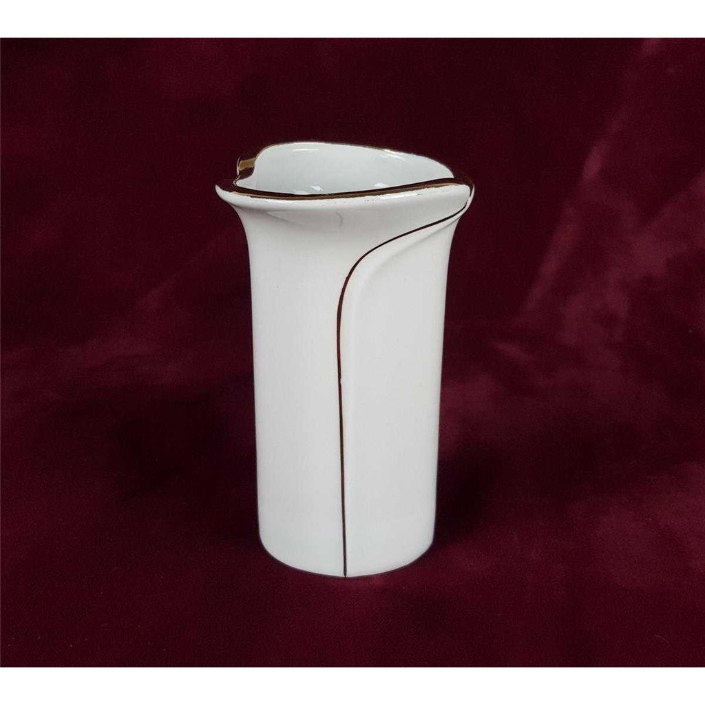 [458138480] Vase Blumenvase mit Golddekor 11,7 cm Fena Porzellan Einzelteile gebraucht - gut Bild 2