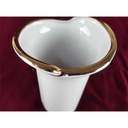 [458138480] Vase Blumenvase mit Golddekor 11,7 cm Fena Porzellan Einzelteile gebraucht - gut Bild 3
