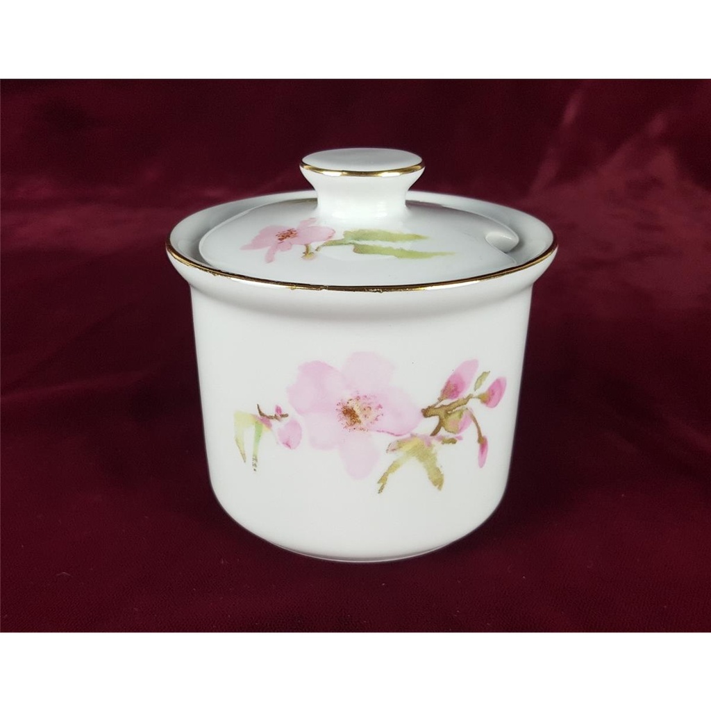 [458138481] Porzellan Milchkännchen Zuckerdose Blumendekor Goldrand Set 3 tlg Bild 6