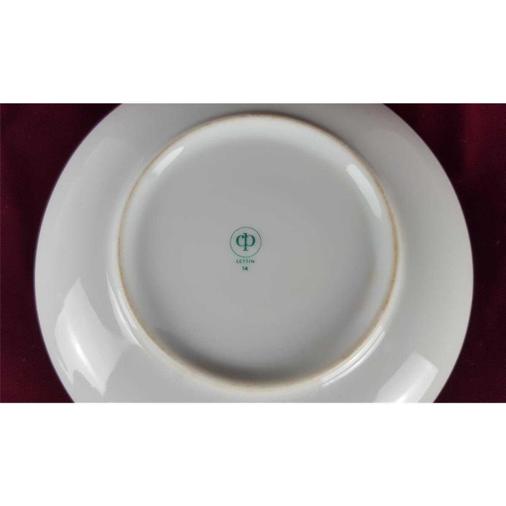 [458138485] Untertasse 15,2 cm Einzelteile CP Lettin Blumen gebraucht - gut Bild 5