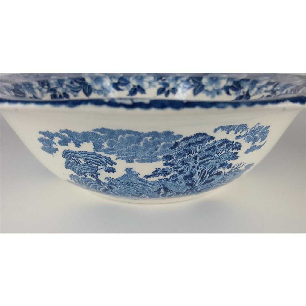 [458138487] Schüssel 23,5 cm Enoch Wedgwood Woodland Blau gebraucht - gut Bild 3