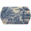 [458138491] Speiseteller Essteller 25 cm Alfred Meakin Coaching Days Blau gebraucht - akzeptabel Bild 2