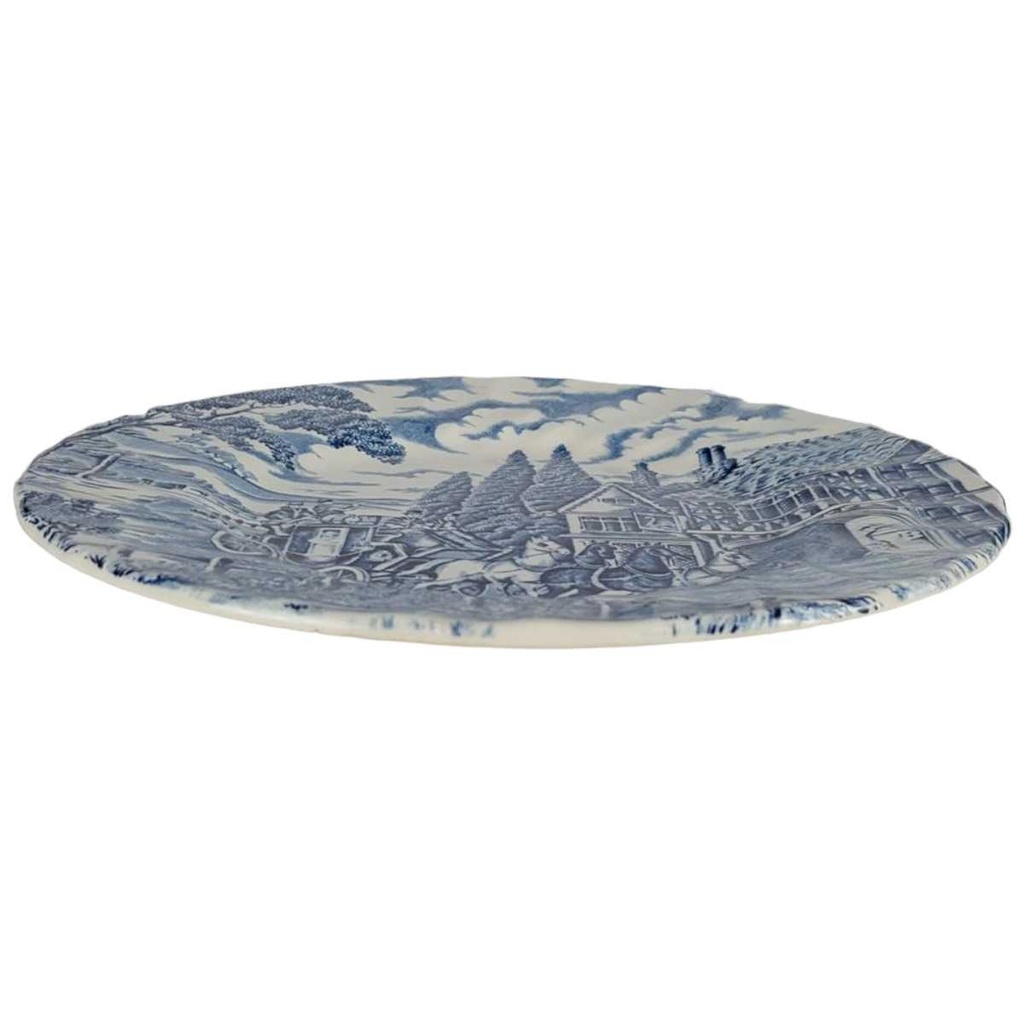 [458138495] Kuchenteller 19,6 cm Myott Royal Mail Blau gebraucht - gut Bild 2