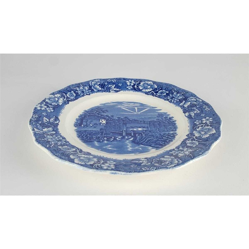 [458138496] Kuchenteller Dessertteller 20 cm Palissy Thames River Scenes Blau gebraucht - gut Bild 3