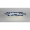 [458138503] Suppenteller 22,4 cm Enoch Wedgwood Woodland Blau gebraucht - gut Bild 3