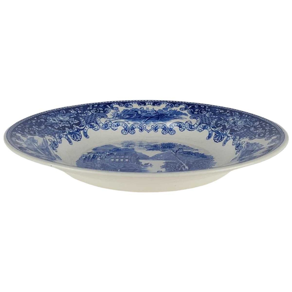 [458138506] Suppenteller 23,7 cm Royal Sphinx Maastricht Old England Blau gebraucht - akzeptabel Bild 2