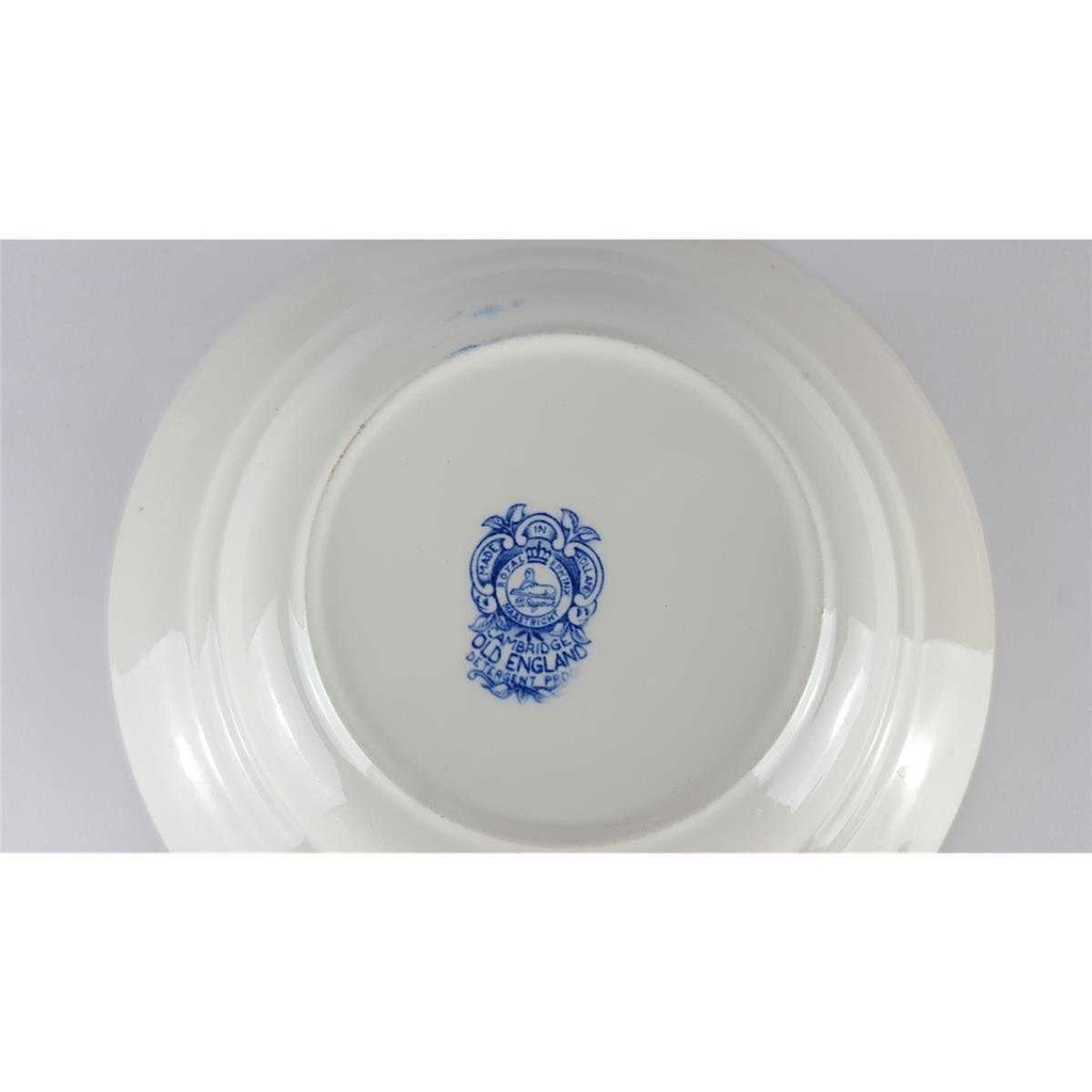 [458138506] Suppenteller 23,7 cm Royal Sphinx Maastricht Old England Blau gebraucht - akzeptabel Bild 4