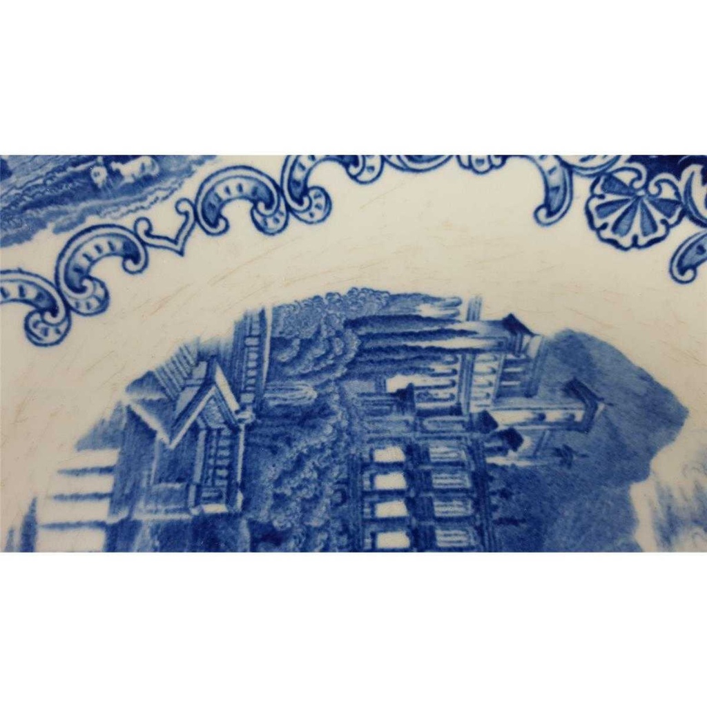 [458138506] Suppenteller 23,7 cm Royal Sphinx Maastricht Old England Blau gebraucht - akzeptabel Bild 5