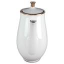 [458138509] Kaffeekanne Goldrand 1,5 L Bavaria Germany weiß gebraucht - gut Bild 2