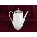 [458138509] Kaffeekanne Goldrand 1,5 L Bavaria Germany weiß gebraucht - gut Bild 3
