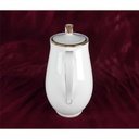 [458138509] Kaffeekanne Goldrand 1,5 L Bavaria Germany weiß gebraucht - gut Bild 4