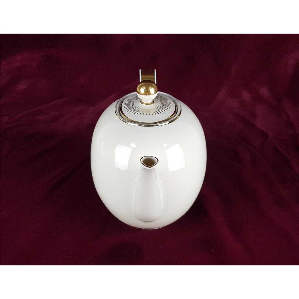 [458138513] Teekanne Kanne Golddekor 1,1 L Hutschenreuther 30978 Beige Selb gebraucht - gut Bild 3