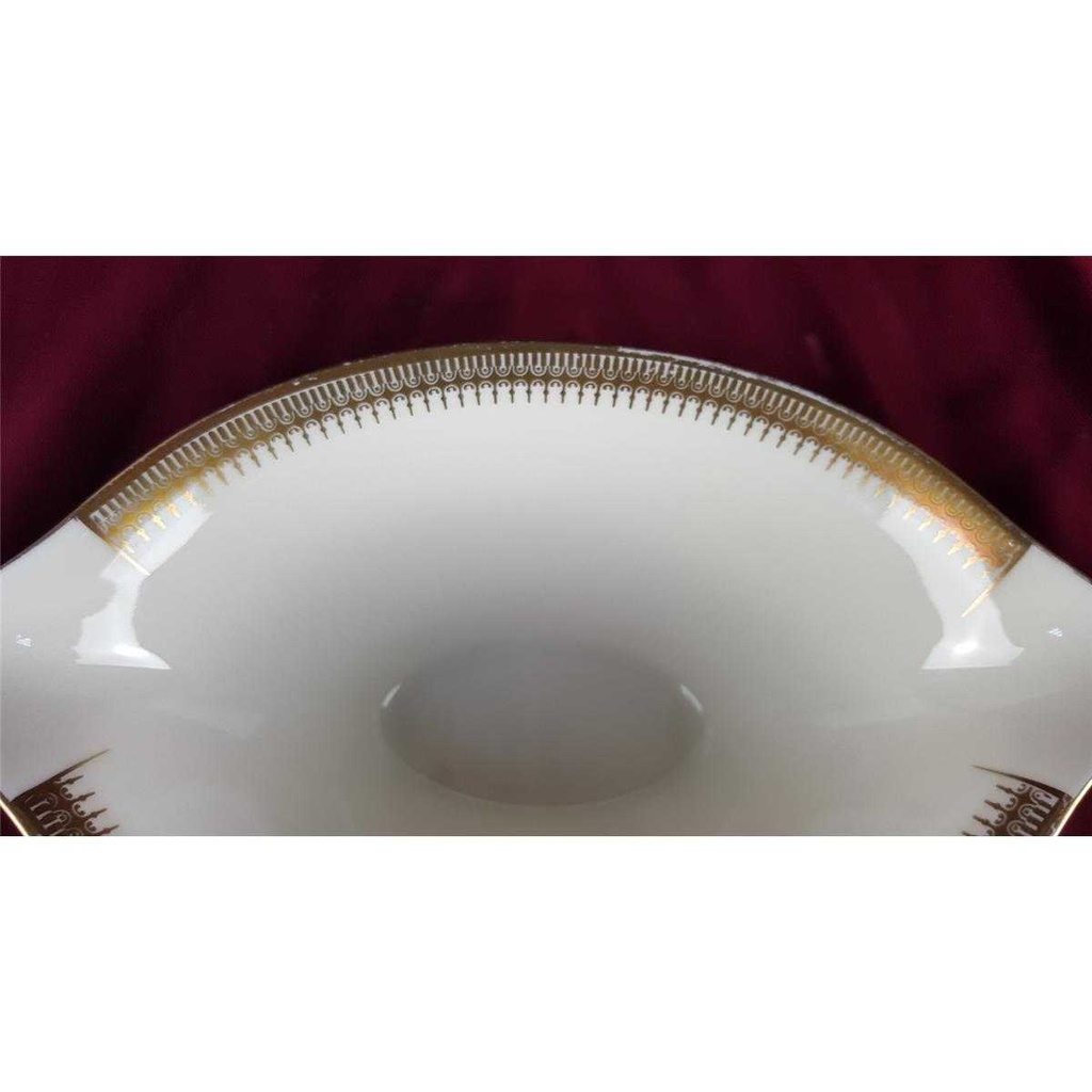 [458138515] Sauciere Golddekor 1tlg Seltmann Weiden Vohenstrauß Elfenbein gebraucht - gut Bild 4
