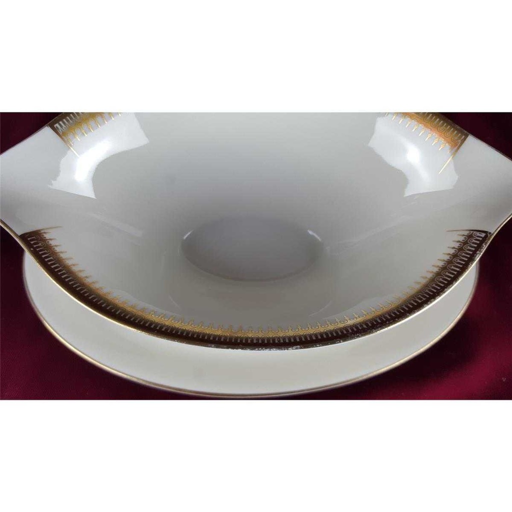 [458138515] Sauciere Golddekor 1tlg Seltmann Weiden Vohenstrauß Elfenbein gebraucht - gut Bild 5