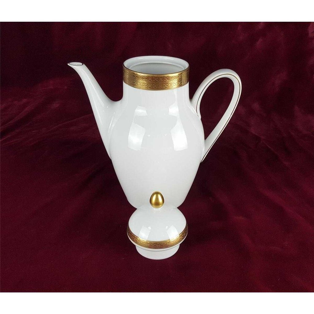 [458138518] Kaffeekanne Golddekor 1,3 L Hutschenreuther Arzberg weiß Bavaria gebraucht - sehr gut Bild 7
