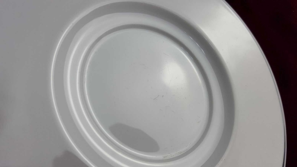 [458138522] Untertasse für Kaffee 15 cm TCM Tchibo blau grau Rautendekor gebraucht - akzeptabel Bild 2