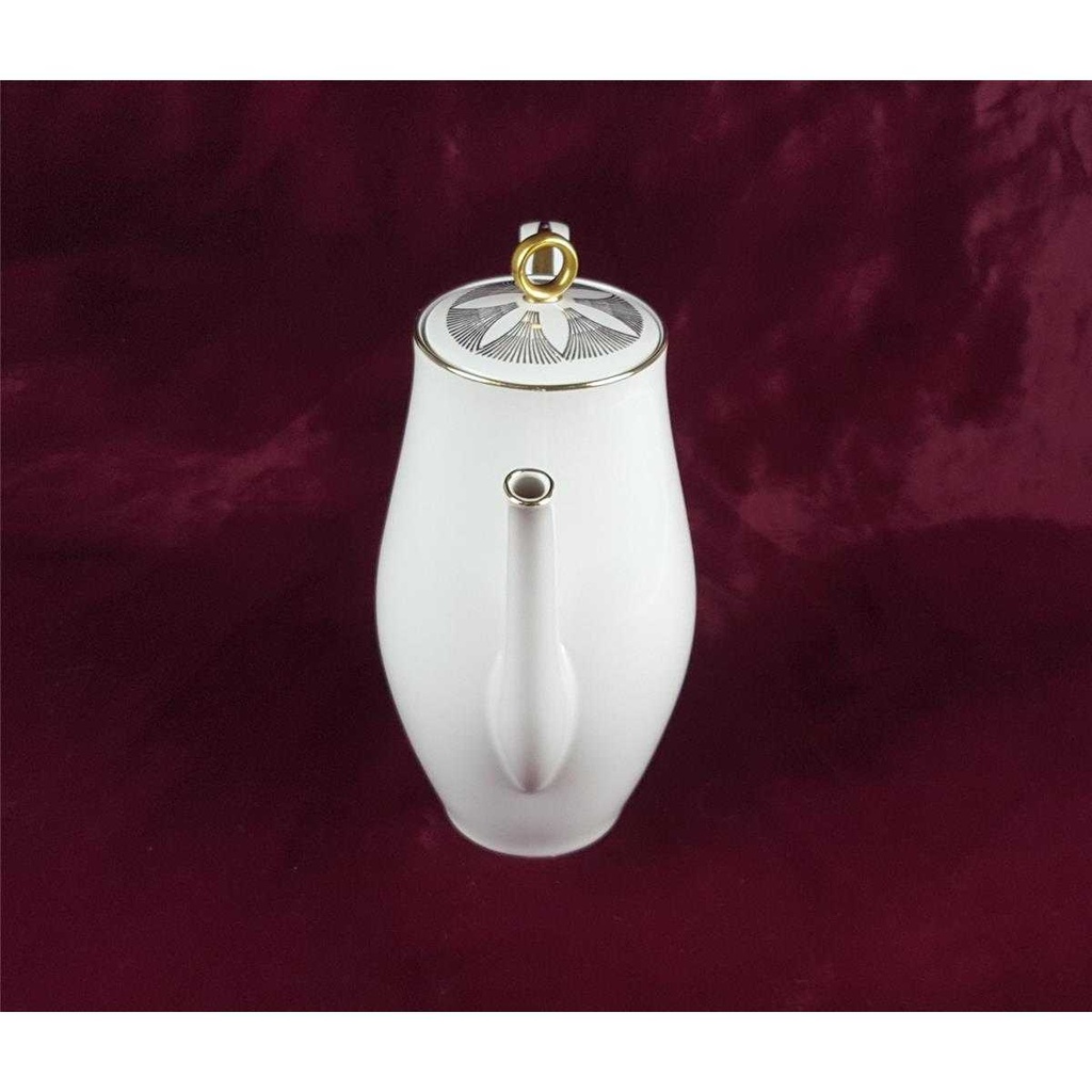 [458138528] Kaffeekanne Golddekor 1,5 L Bareuther Elfenbein gebraucht - gut Bild 3