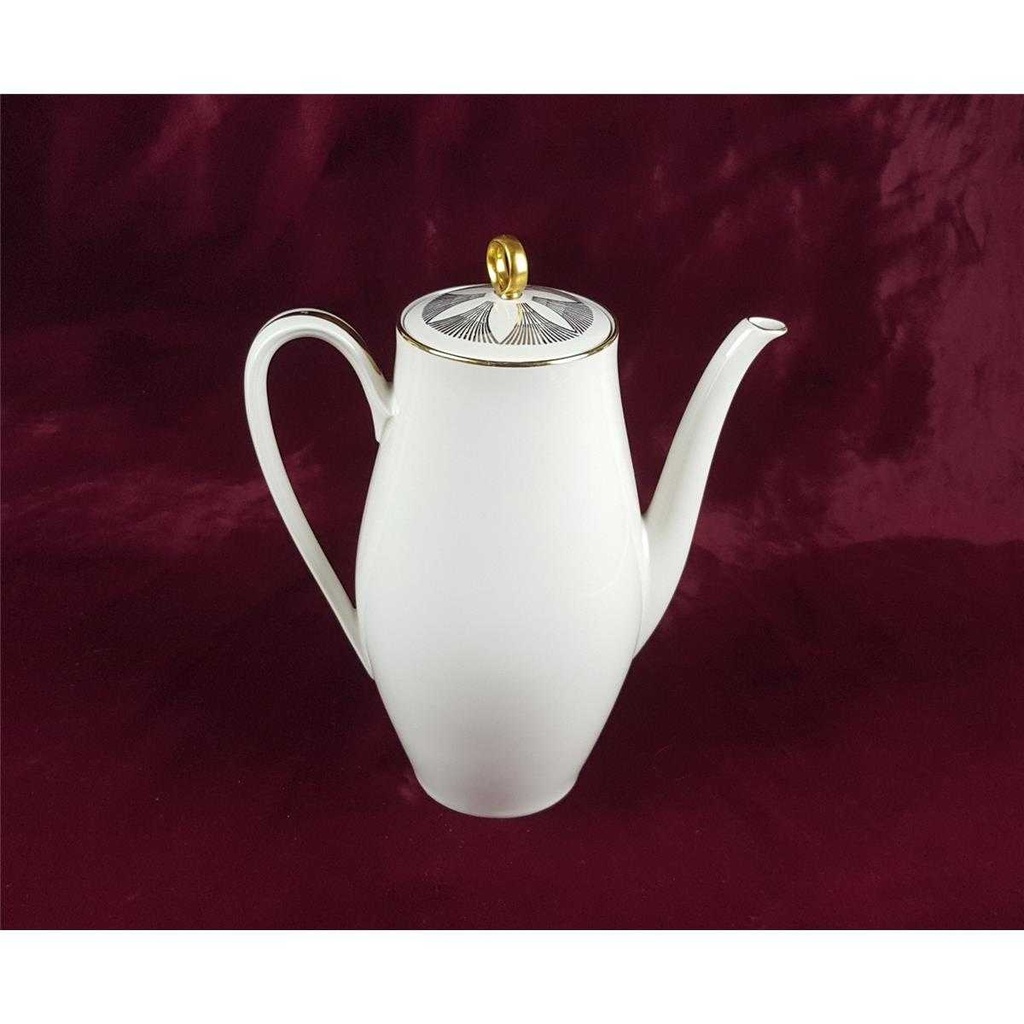 [458138528] Kaffeekanne Golddekor 1,5 L Bareuther Elfenbein gebraucht - gut Bild 4