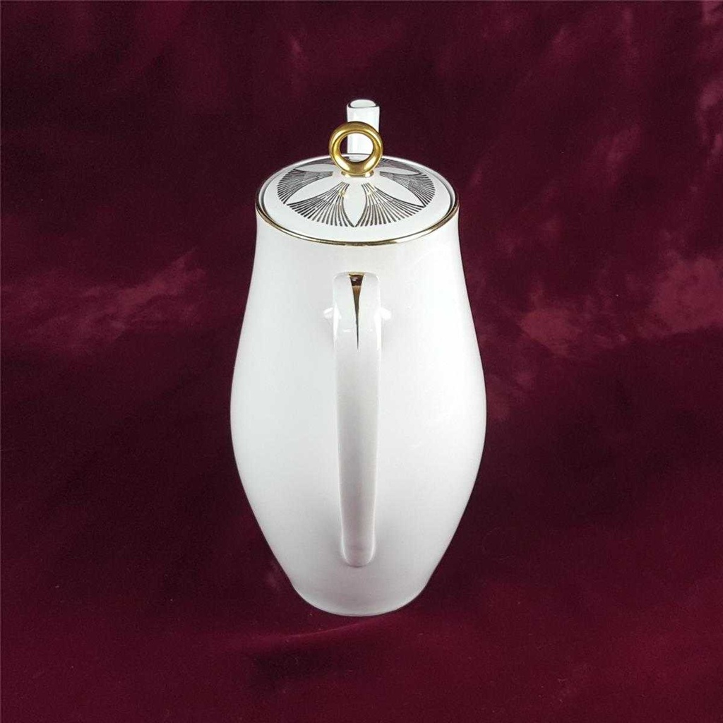 [458138528] Kaffeekanne Golddekor 1,5 L Bareuther Elfenbein gebraucht - gut Bild 5