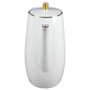 [458138529] Kaffeekanne Goldrand 1,5 L Seltmann Weiden Roma weiß gebraucht - gut Bild 2