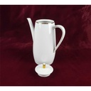 [458138529] Kaffeekanne Goldrand 1,5 L Seltmann Weiden Roma weiß gebraucht - gut Bild 5