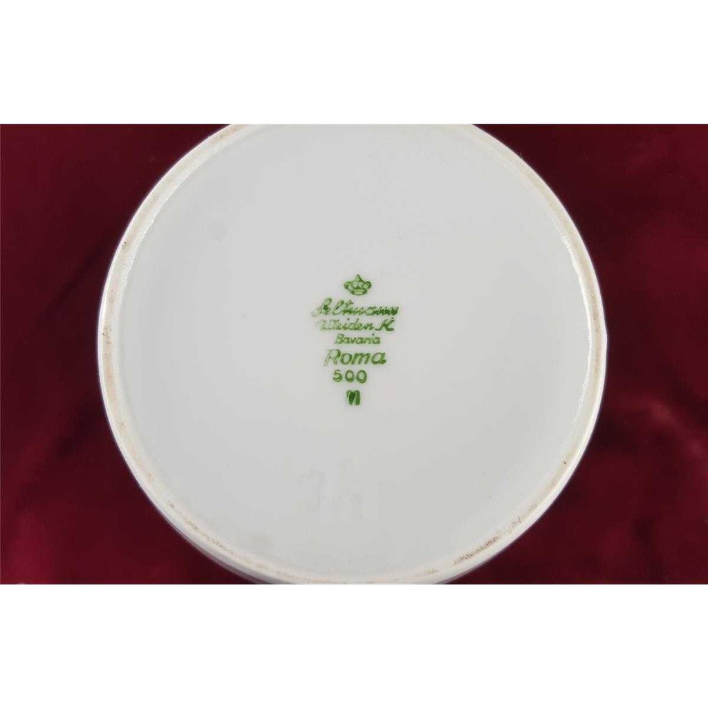 [458138529] Kaffeekanne Goldrand 1,5 L Seltmann Weiden Roma weiß gebraucht - gut Bild 6