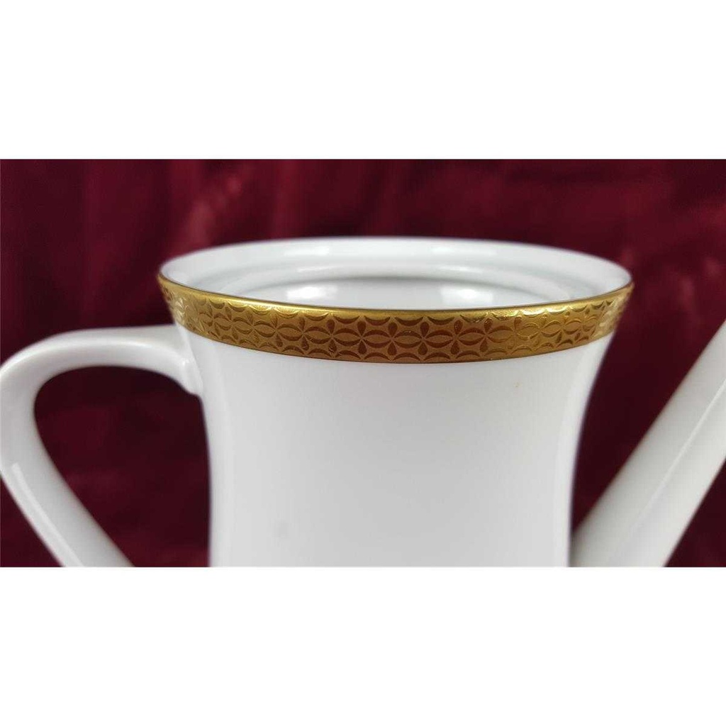 [458138530] Kaffeekanne Golddekor 1,3 L Thomas Porzellan Weiß gebraucht - sehr gut Bild 7