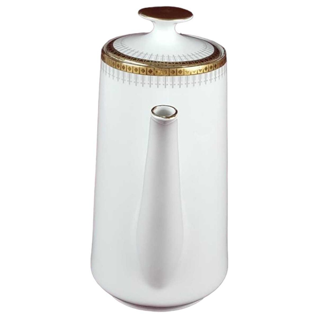 [458138532] Kaffeekanne 1,4 L Winterling Kirchenlamitz goldene Bordüre gebraucht - gut Bild 2