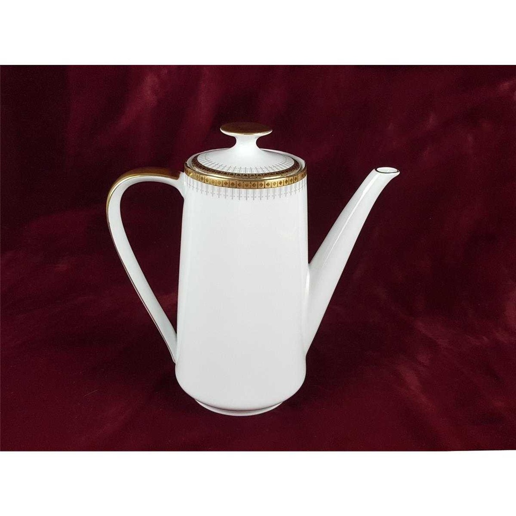 [458138532] Kaffeekanne 1,4 L Winterling Kirchenlamitz goldene Bordüre gebraucht - gut Bild 3