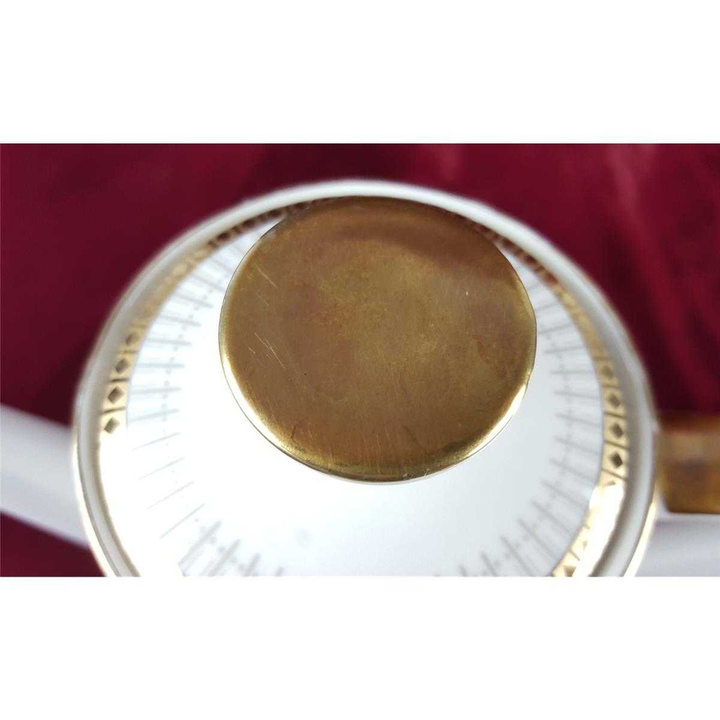 [458138532] Kaffeekanne 1,4 L Winterling Kirchenlamitz goldene Bordüre gebraucht - gut Bild 9
