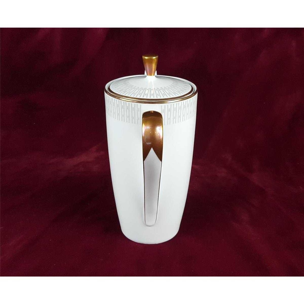 [458138533] Kaffeekanne klein Goldrand Bavaria 0,7 L Schaller Weiß gebraucht - gut Bild 4