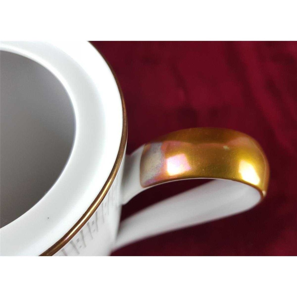 [458138533] Kaffeekanne klein Goldrand Bavaria 0,7 L Schaller Weiß gebraucht - gut Bild 6