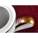 [458138533] Kaffeekanne klein Goldrand Bavaria 0,7 L Schaller Weiß gebraucht - gut Bild 6