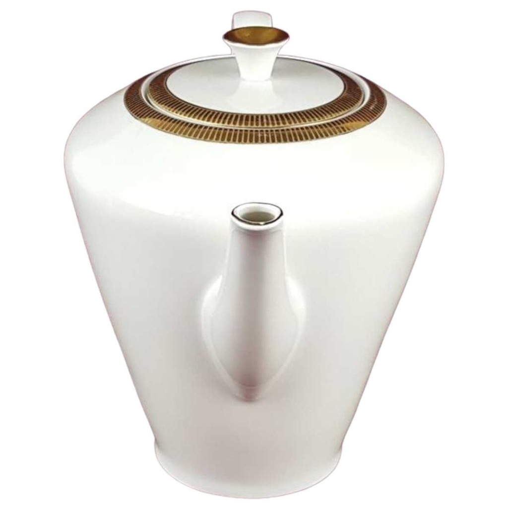 [458138534] Teekanne Goldrand 1,7 L Zeh Scherzer 9719 Elfenbein Beige gebraucht - gut Bild 2