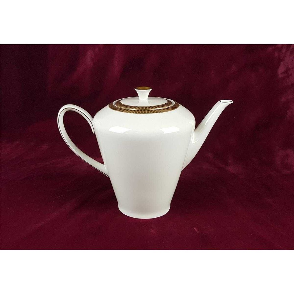 [458138534] Teekanne Goldrand 1,7 L Zeh Scherzer 9719 Elfenbein Beige gebraucht - gut Bild 3