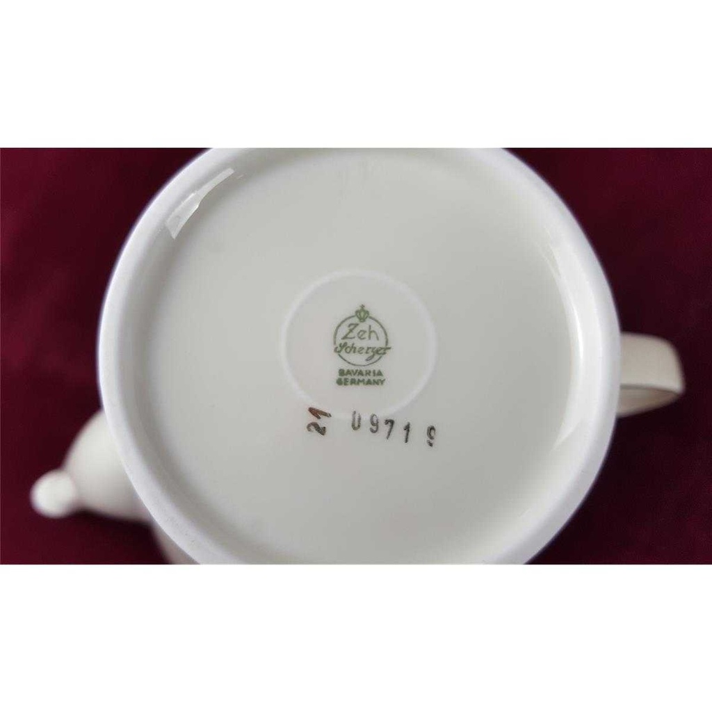 [458138534] Teekanne Goldrand 1,7 L Zeh Scherzer 9719 Elfenbein Beige gebraucht - gut Bild 8